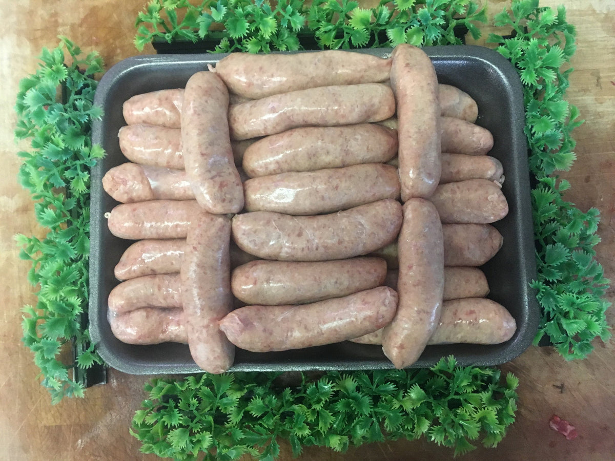 2Kg Homemade Fresh Traditional Sausage Xmas Pack