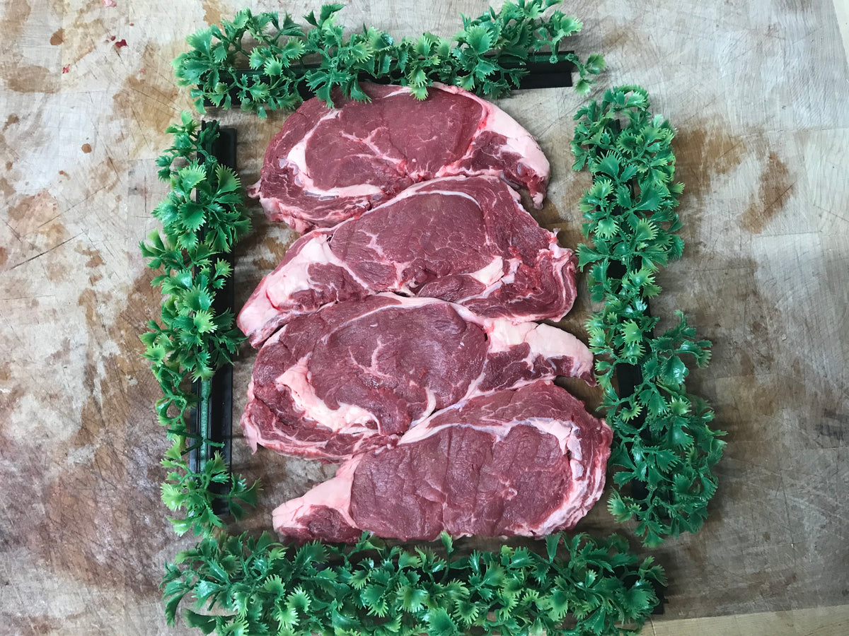 4x Fresh 8oz Ribeye Steaks