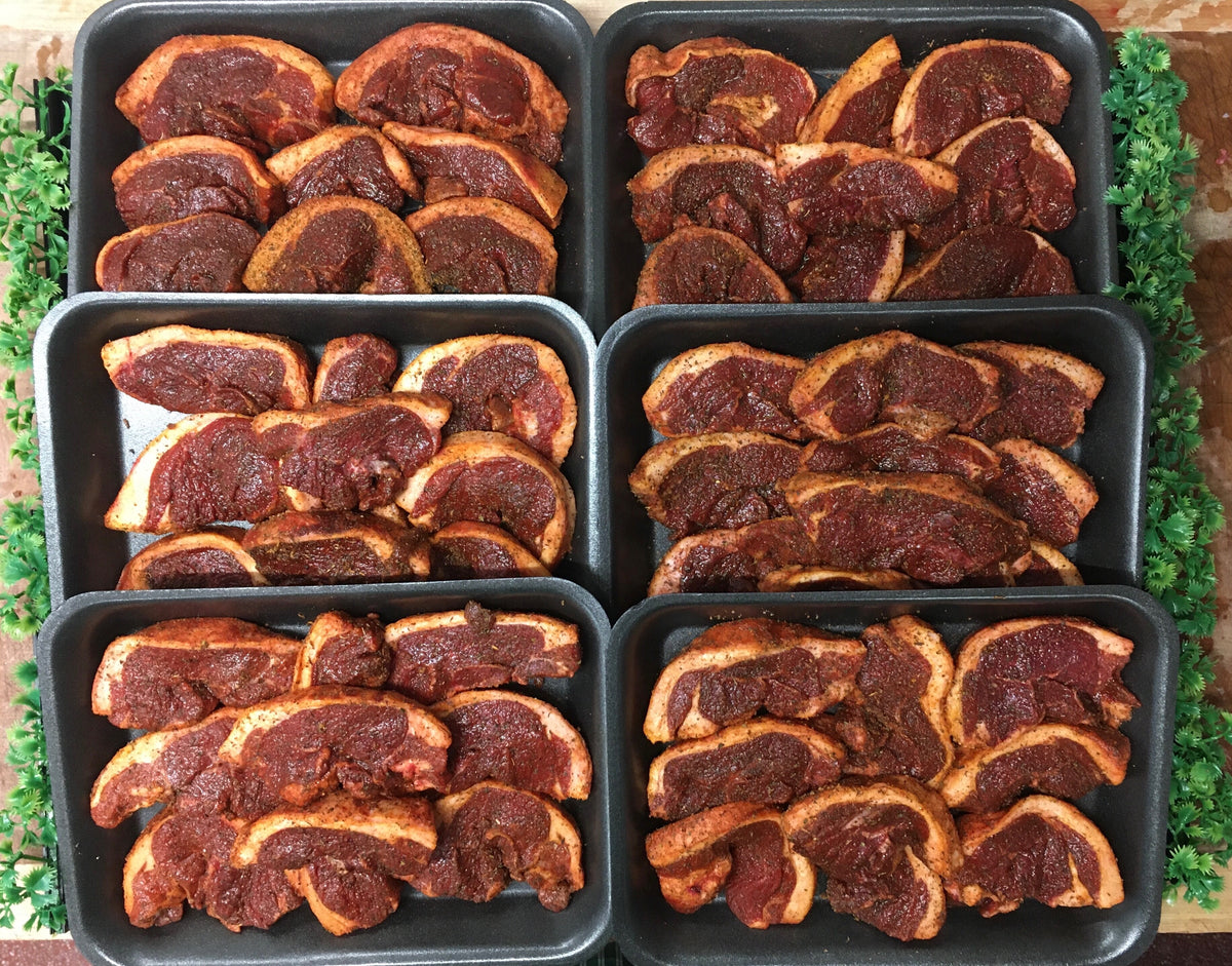 🐑Fresh Minted leg Lamb Steaks🐑